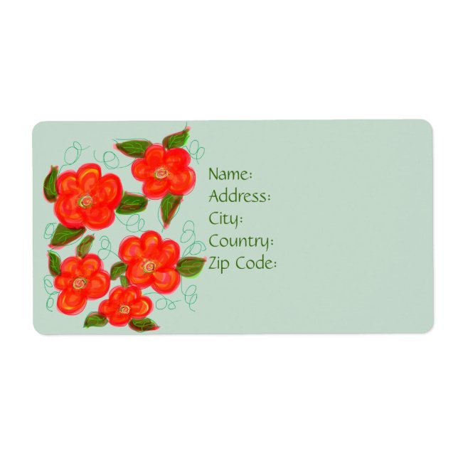 Étiquette de retour ou d'expédition du concepteur (Devant)