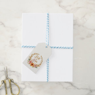 Étiquette de sac cadeau de mariage Tombez amoureux