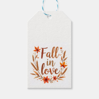 Étiquette de sac cadeau de mariage Tombez amoureux