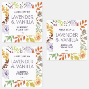 Étiquette de savon artisanal   Votre logo ici Busi