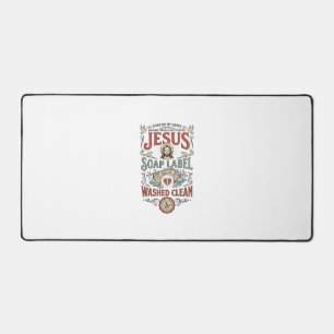 Étiquette de savon Jésus Lavé Propre Savon Jésus L