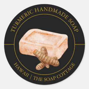 Étiquette de savon Turmeric
