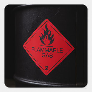 Étiquette de sécurité pour gaz inflammable, Pannea