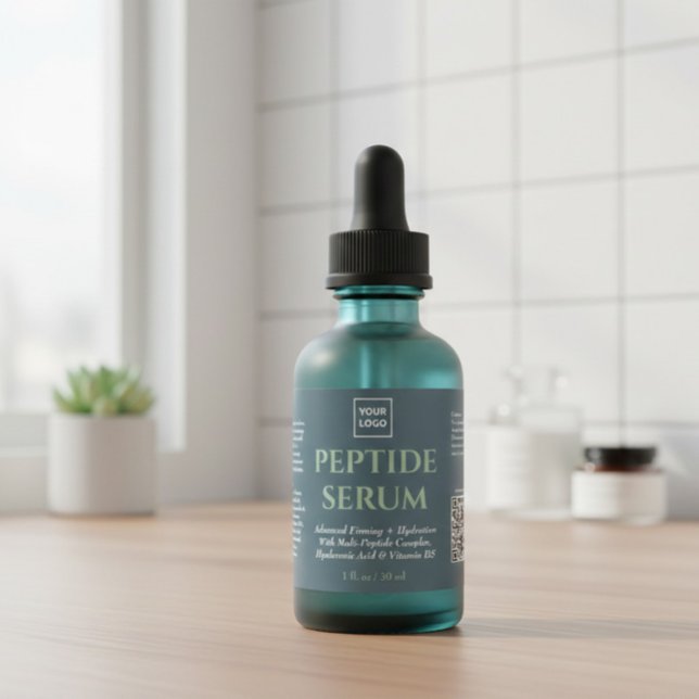 Étiquette de soins de la peau professionnel person (Créateur téléchargé)