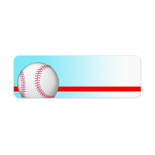 Étiquette de sport de base-ball