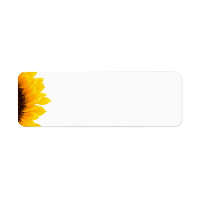 étiquette de tournesol (Devant)