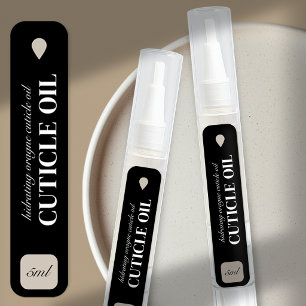 Étiquette de tube cosmétique Twist Pen moderne 3/5