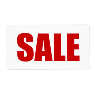 ÉTIQUETTE DE VENTE