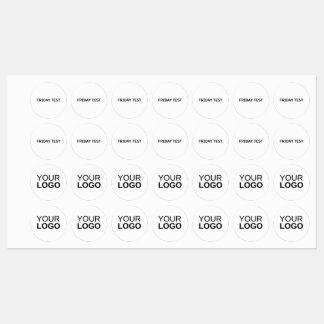 Étiquette de vêtements en petit cercle