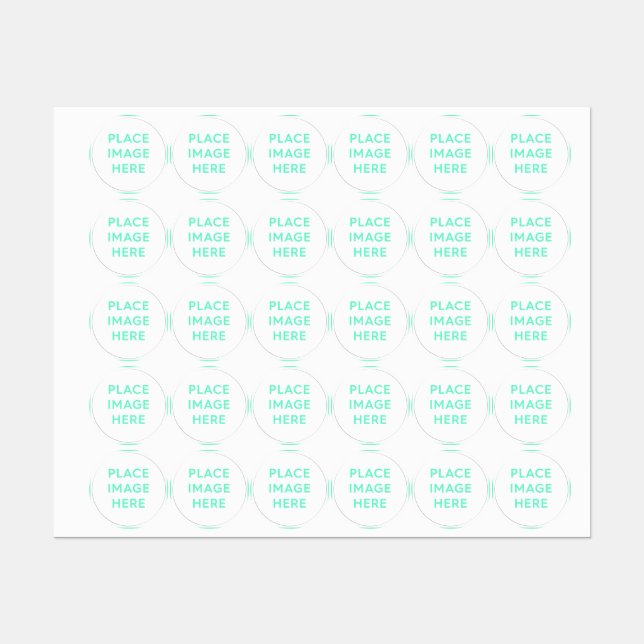 Étiquette de vêtements en petit cercle (Feuille)