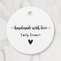 Étiquette de vêtements Merci au créateur pour l'ar