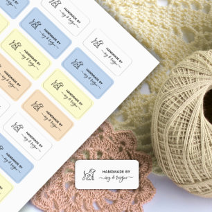 Étiquette de vêtements personnalisée pour artisan 