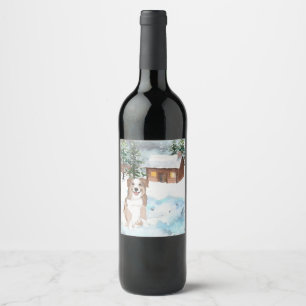 Étiquette de vin australien Shepherd (rouge)
