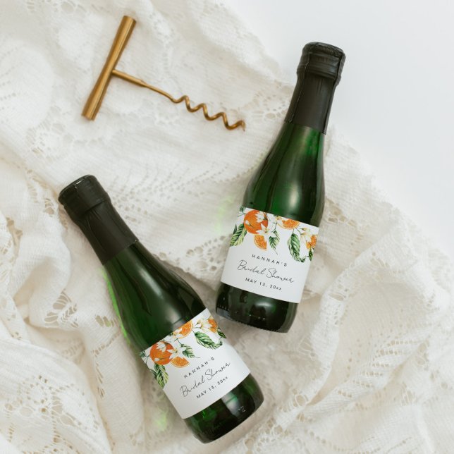 Étiquette de vin mousseux miniature pour enterreme (Créateur téléchargé)