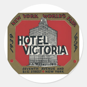 Étiquette de Vintage voyage de l'Exposition