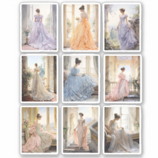 Étiquette de vinyle de Regency Ballgown