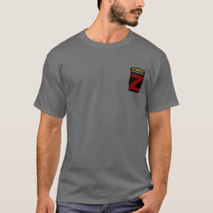 Étiquette de zombi de couleur et T-shirt de