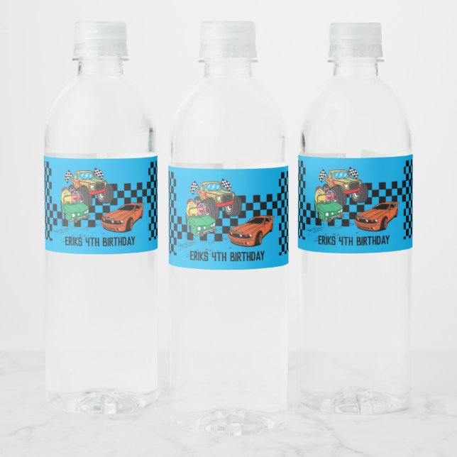 Étiquette d'eau de la voiture, Voiture (Bouteilles)
