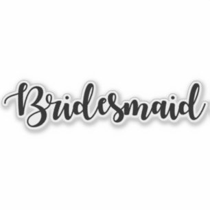 Étiquette découpée pour Mariage de vinyle de Bride