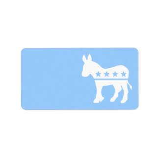 Étiquette démocrate Donkey