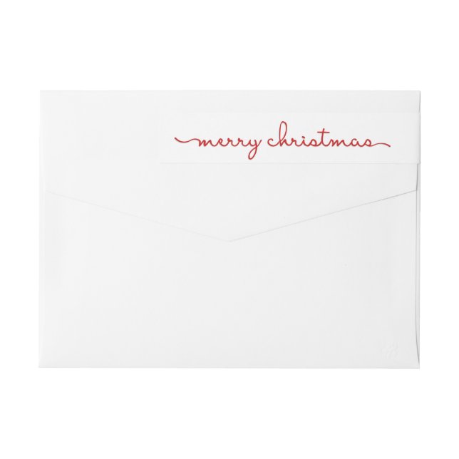 Étiquette d'enveloppe marqué avec des lettres par (Dos)