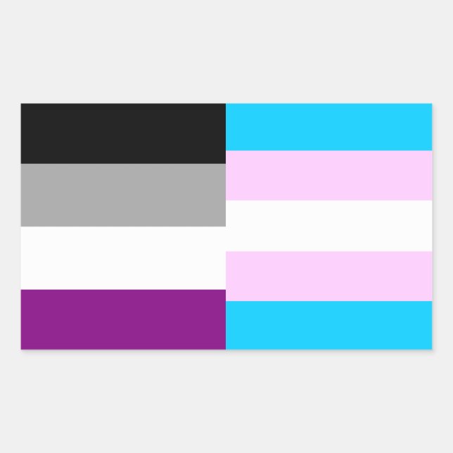Étiquette des drapeaux de la fierté sexuelle/trans (Devant)