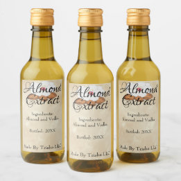 Étiquette d'extraction d'amandes personnalisé