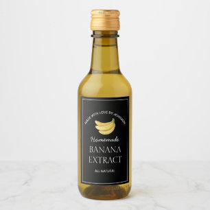 Étiquette d'extraction de banane