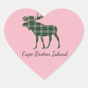Étiquette d'orignal de l'île du Cap-Breton