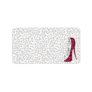 Étiquette Doux talons hauts tendance fille élégant "I Love
