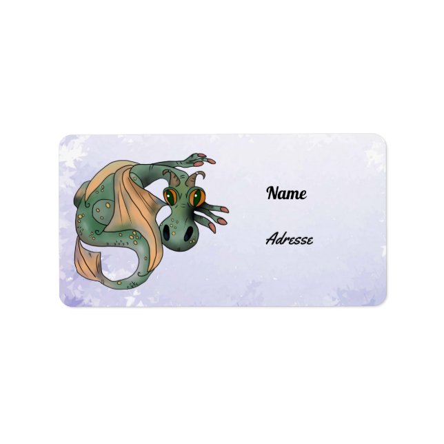 Étiquette Dragon (Devant)