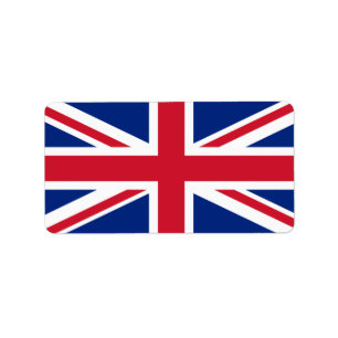 Étiquette Drapeau du Royaume-Uni
