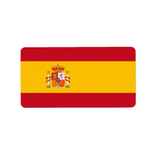 Étiquette Drapeau espagnol