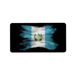 Étiquette Drapeau guatémaltèque bracelet, drapeau national