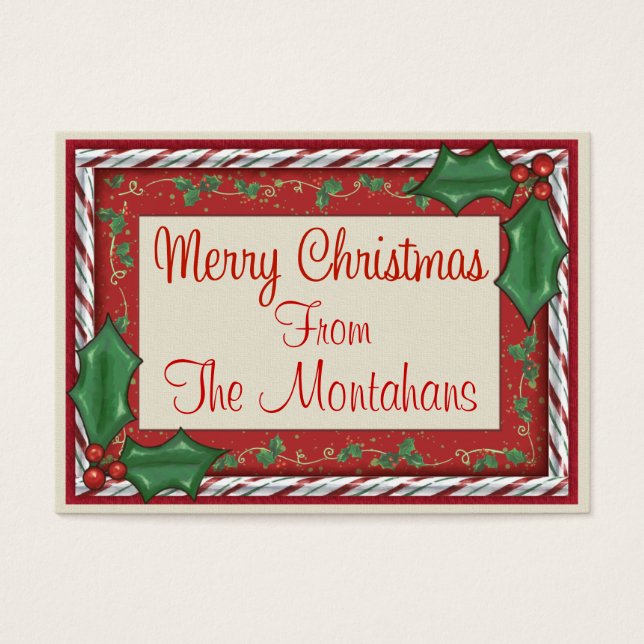 Étiquette du boîtier de Noël - SRF (Devant)