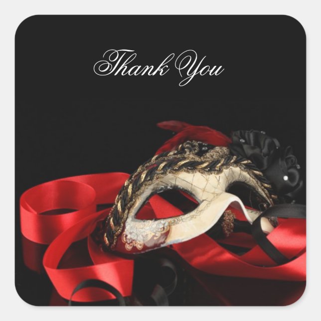 Étiquette du carnaval de Masquerade (Devant)