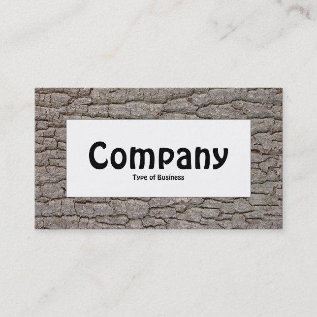 Étiquette du centre - écorce 01 (Devant)