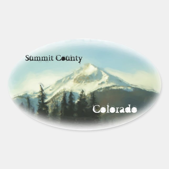 Étiquette du comté de Summit (Devant)