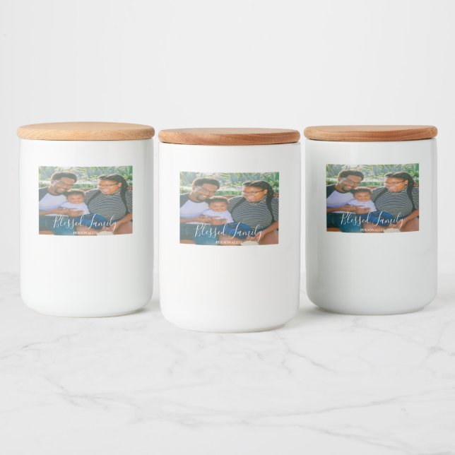 Étiquette du conteneur de nourriture de la photo d (Bouteilles)