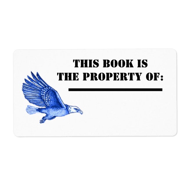 Étiquette du livre American Eagle (Devant)