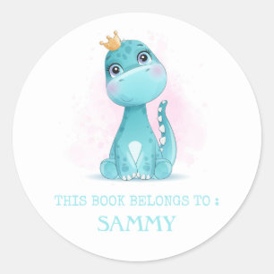 ÉTIQUETTE DU LIVRE : CUTE BABY DINOSAUR