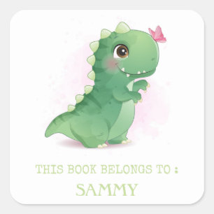 ÉTIQUETTE DU LIVRE : CUTE BABY DINOSAUR
