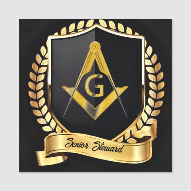 Étiquette du nom de l'intendant principal (Devant)