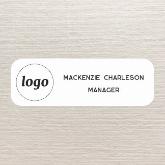 Étiquette du nom du personnel de l'employé magnéti