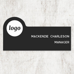 Étiquette du nom du personnel de l'employé magnéti