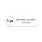 Étiquette du nom du personnel de l'employé magnéti