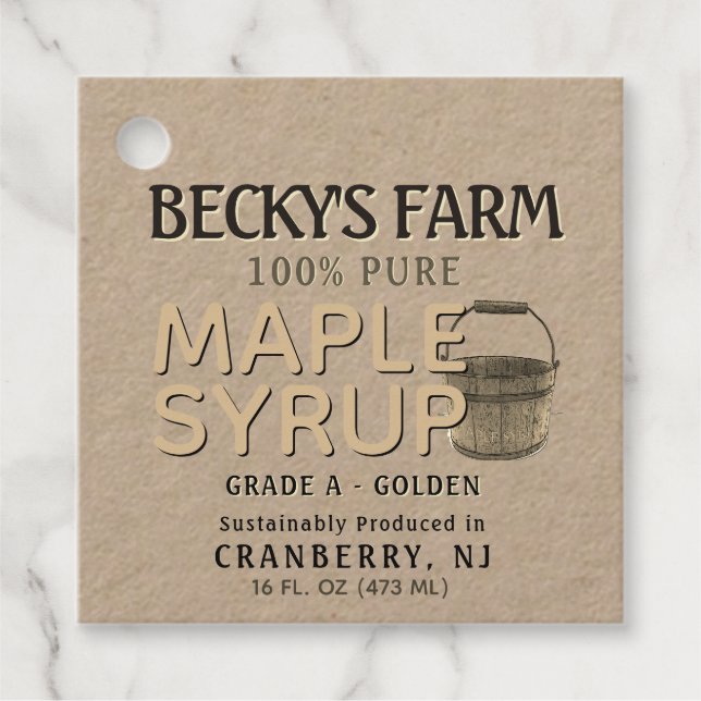 Étiquette du seau de la valeur nutritive Kraft pou (Devant)