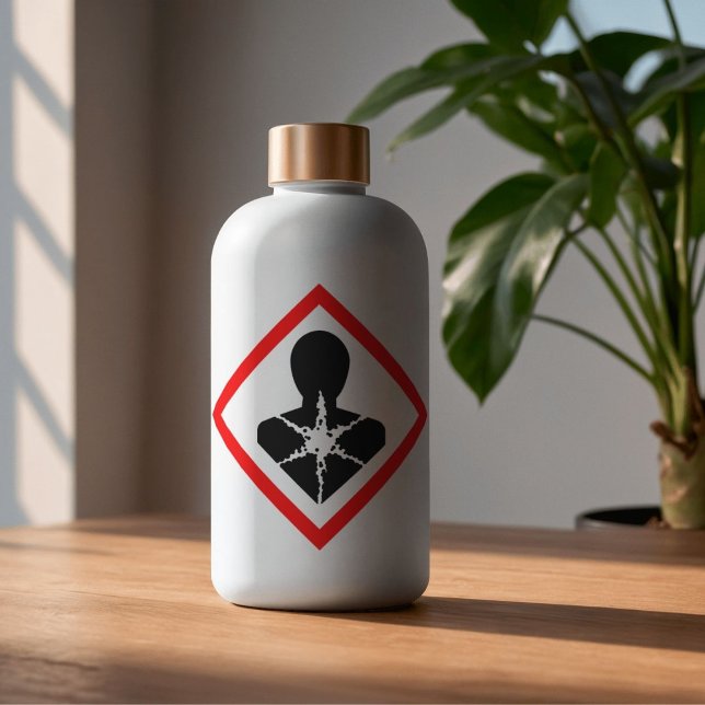 Étiquette du symbole de danger pour la santé (Créateur téléchargé)