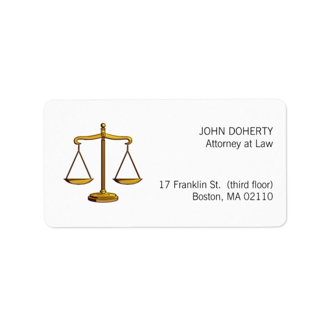Étiquette Échelles de justice | Droit (Devant)