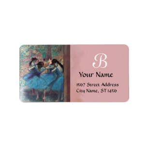 ÉTIQUETTE ÉCOLE DE DANSE / BALLERINA BALLET DANSER MONOGRAM